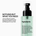 Magnesium spray bottle with gentle ingredients for effective skin absorption and relief.